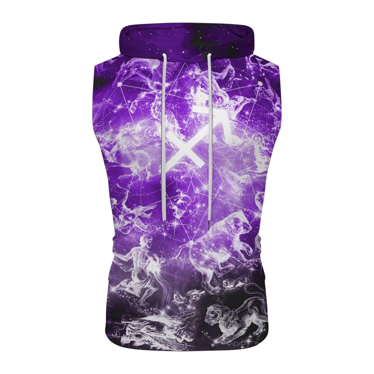 Zodiac Sagittarius Sleeveless Pullover & Zip Hoodie - BattleFitGear