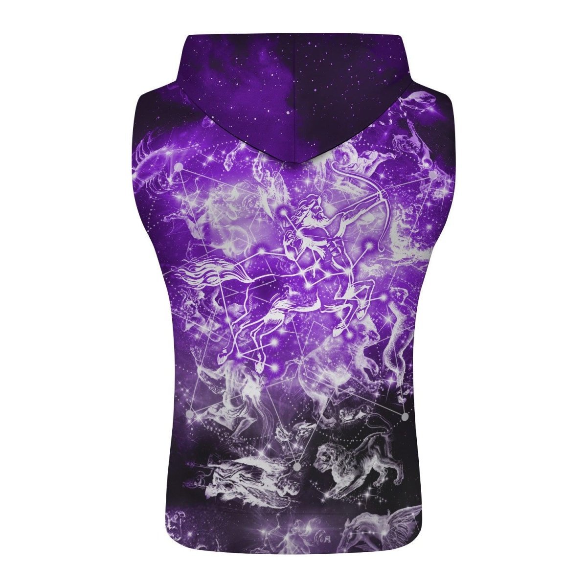 Zodiac Sagittarius Sleeveless Pullover & Zip Hoodie - BattleFitGear