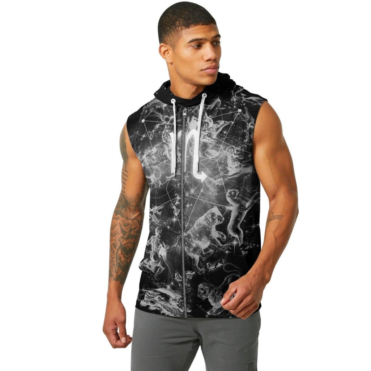 Zodiac Scorpio Sleeveless Pullover & Zip Hoodie - BattleFitGear