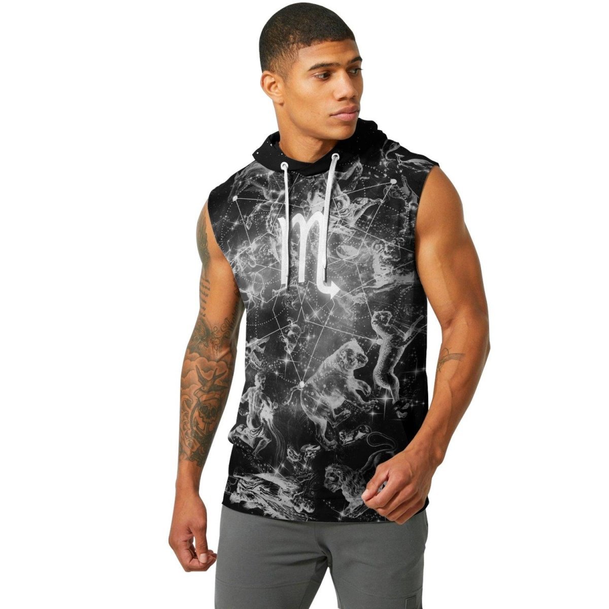 Zodiac Scorpio Sleeveless Pullover & Zip Hoodie - BattleFitGear