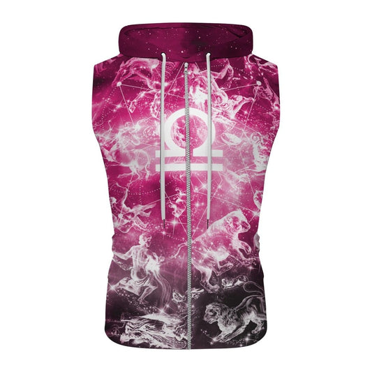 Zodiac Libra Sleeveless Pullover & Zip Hoodie - BattleFitGear