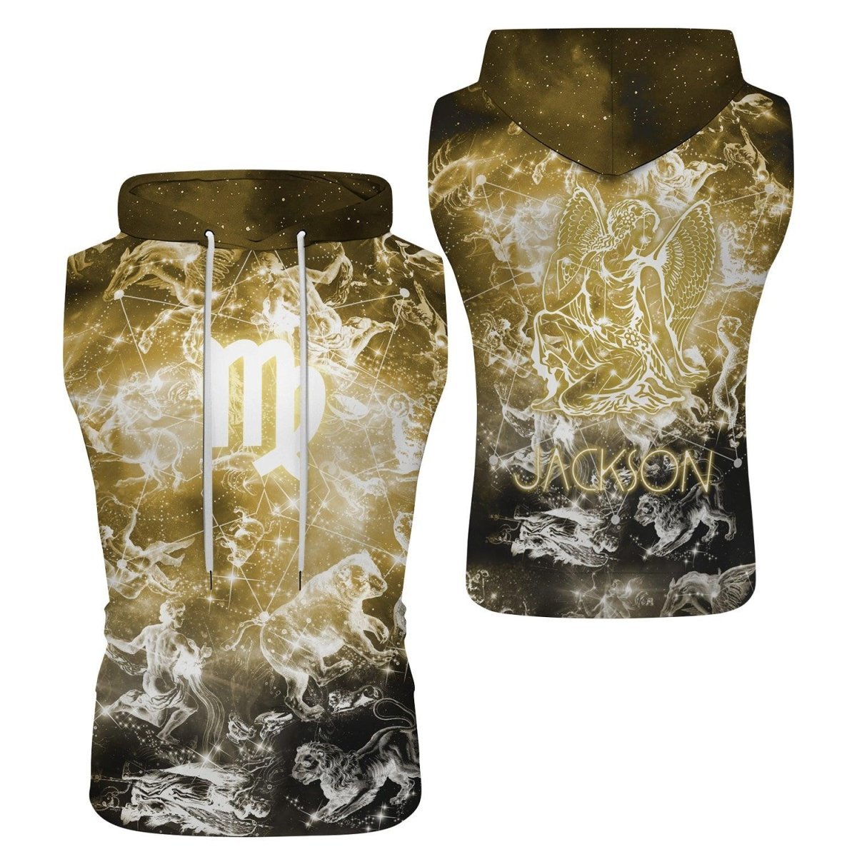 Zodiac Virgo Sleeveless Pullover & Zip Hoodie - BattleFitGear