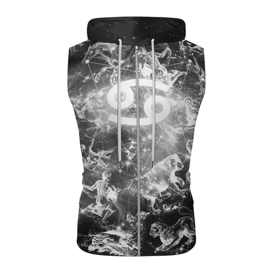 Zodiac Cancer Sleeveless Pullover & Zip Hoodie - BattleFitGear