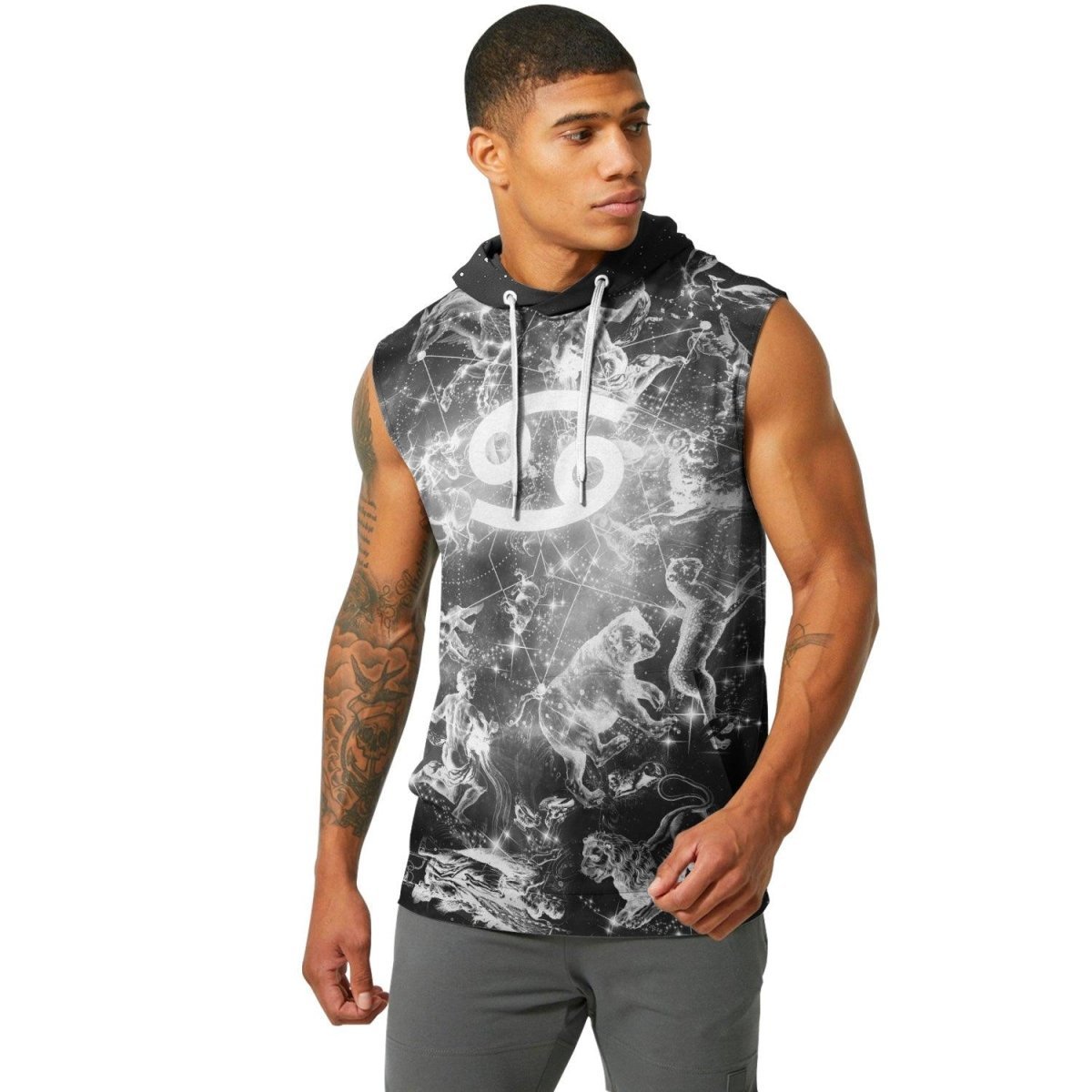 Zodiac Cancer Sleeveless Pullover & Zip Hoodie - BattleFitGear