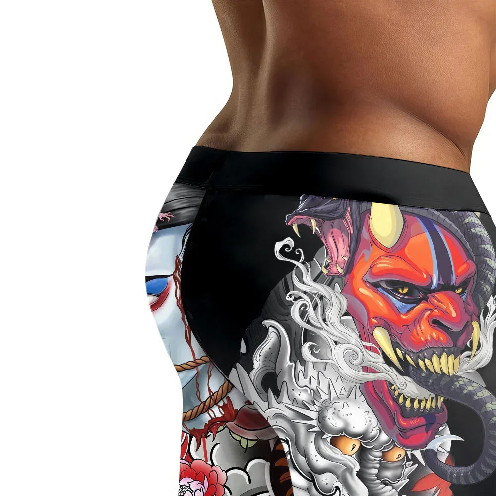 Abyssal Oni Men's Compression Leggings