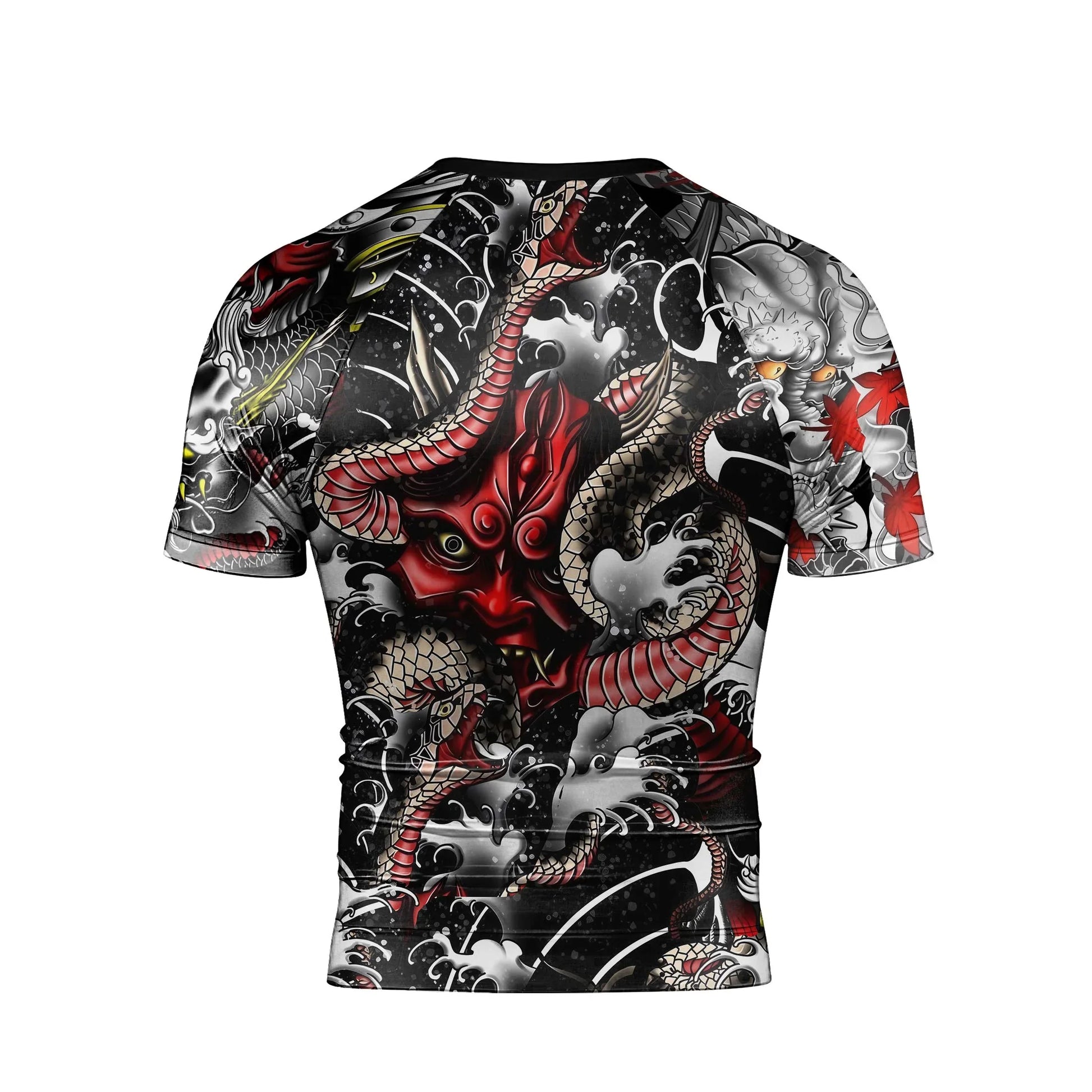Abyssal Oni Men's Short Sleeve Rash Guard