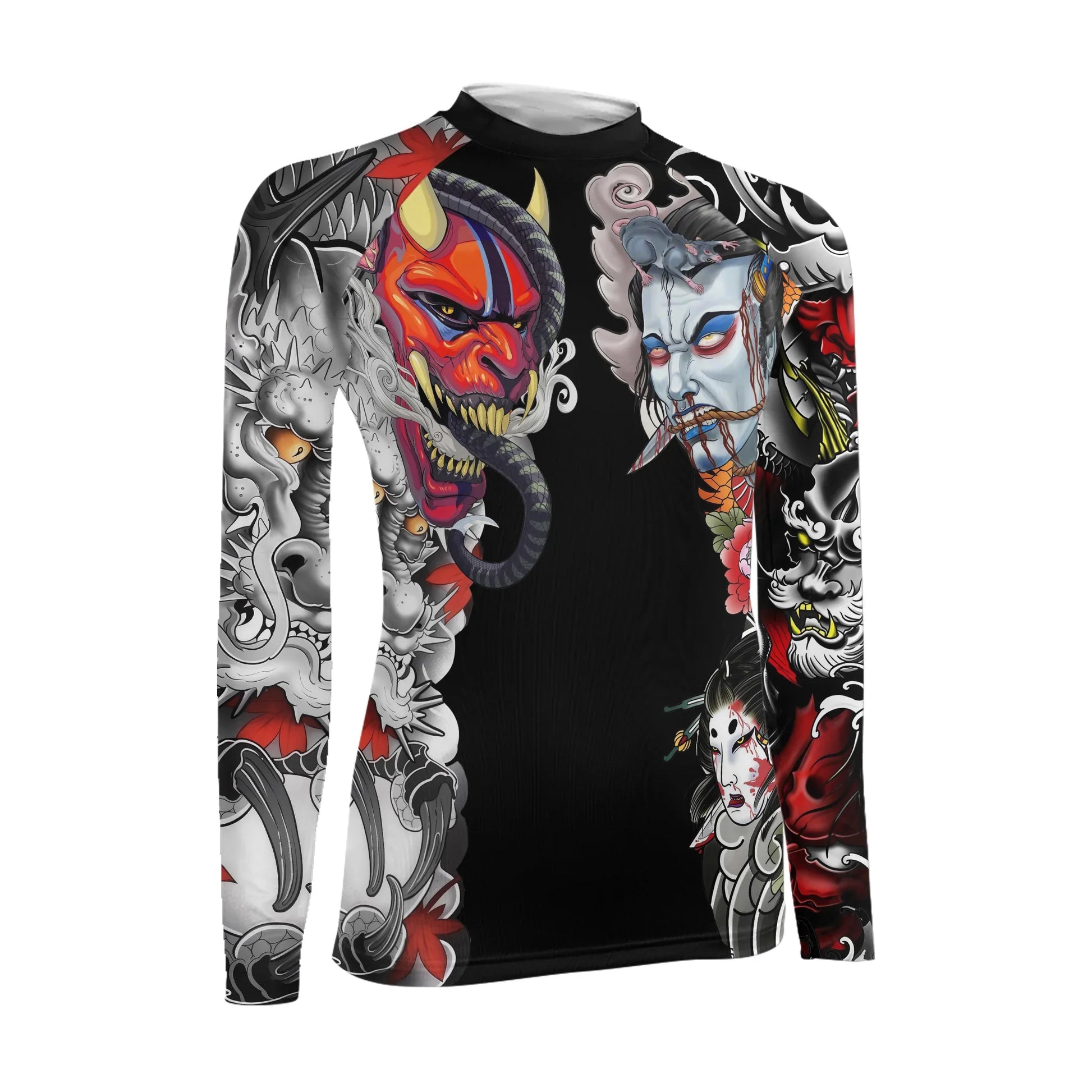 Abyssal Oni Women's Long Sleeve Rash Guard