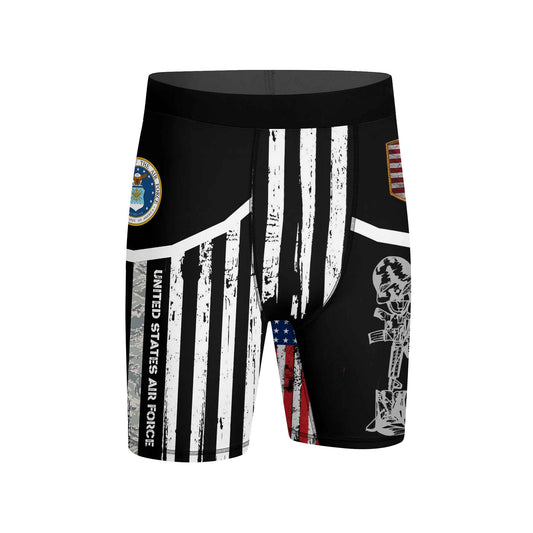 Air Force US Flag Compression Shorts