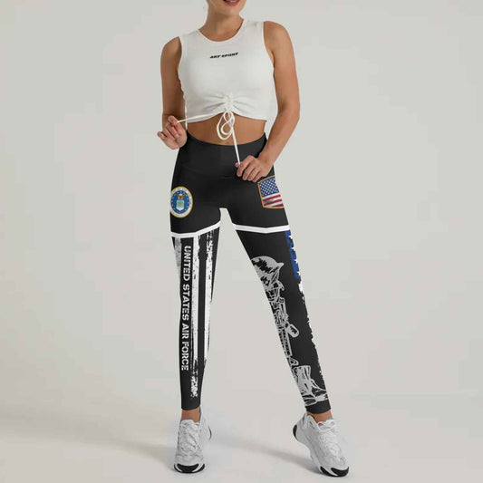 Air Force US Flag Leggings