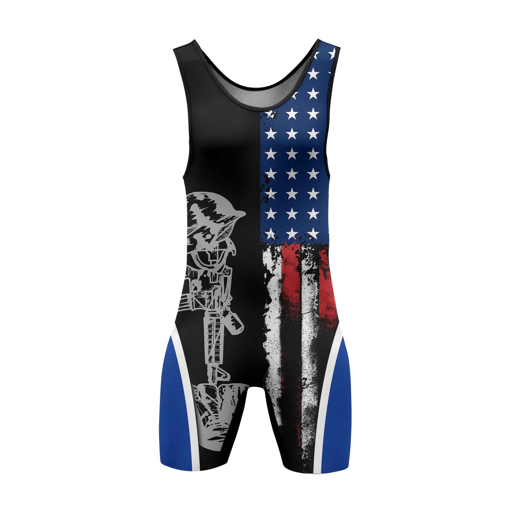 Air Force US Flag Wrestling Singlets