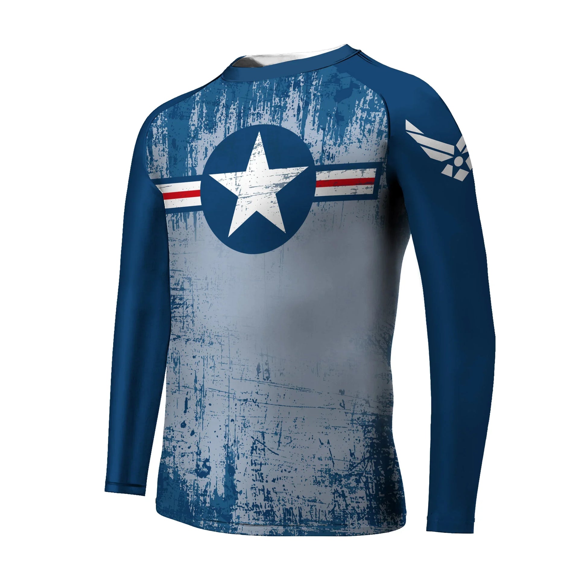 Air Force Veteran Kids Rash Guard