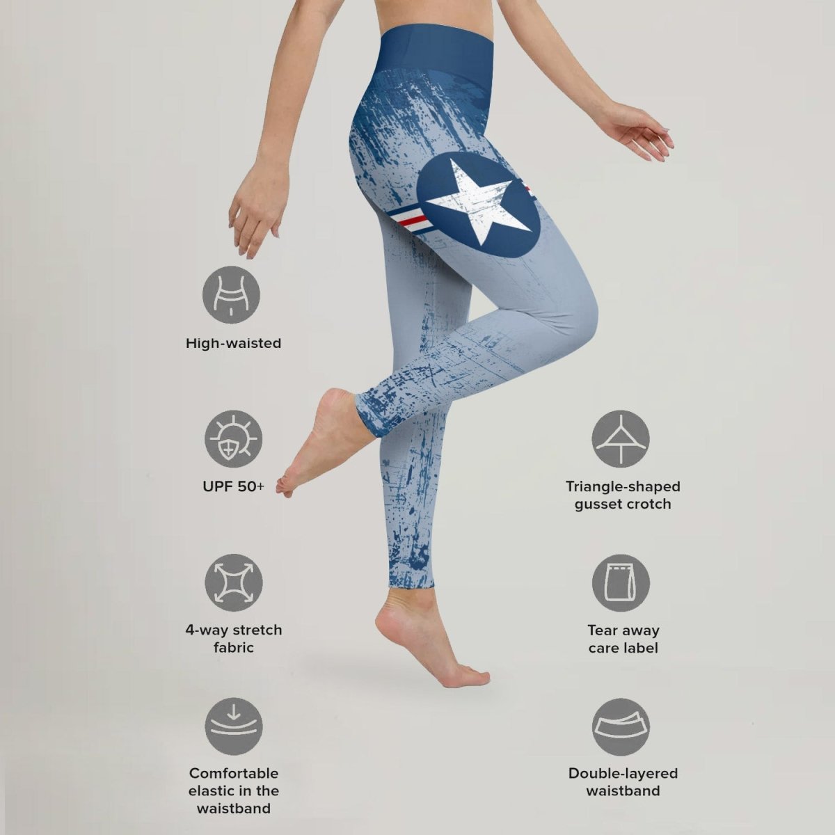 Air Force Veteran Leggings - BattleFitGear