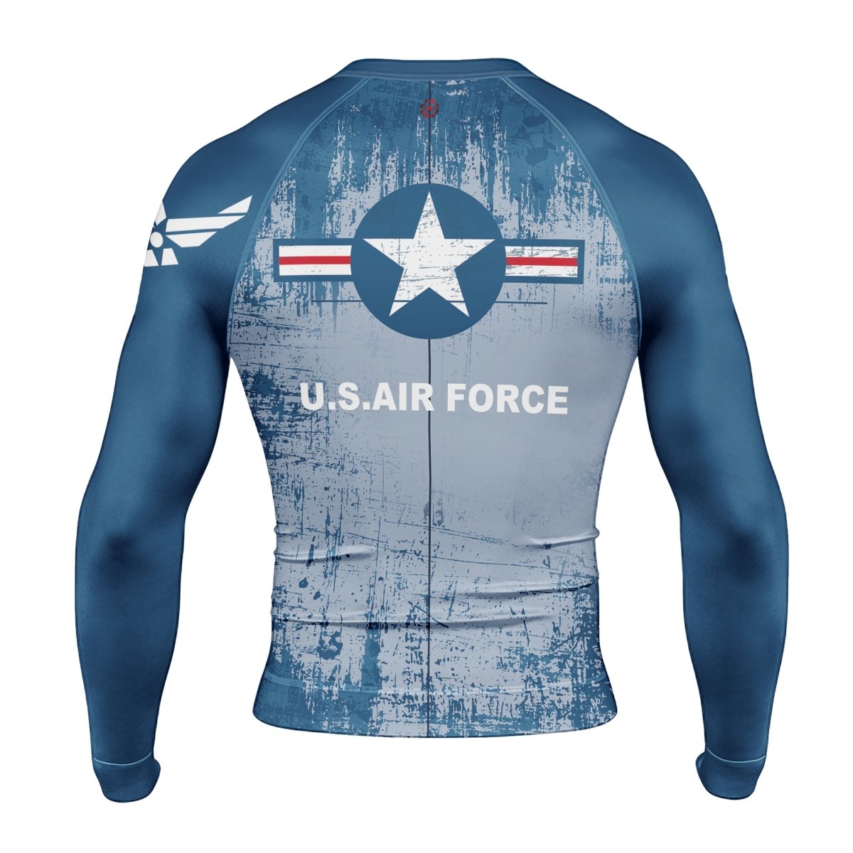 Air Force Veteran Men's Long Sleeve Rash Guard - BattleFitGear