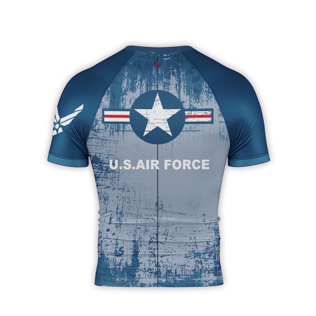 Air Force Veteran Men's Short Sleeve Rash Guard - BattleFitGear