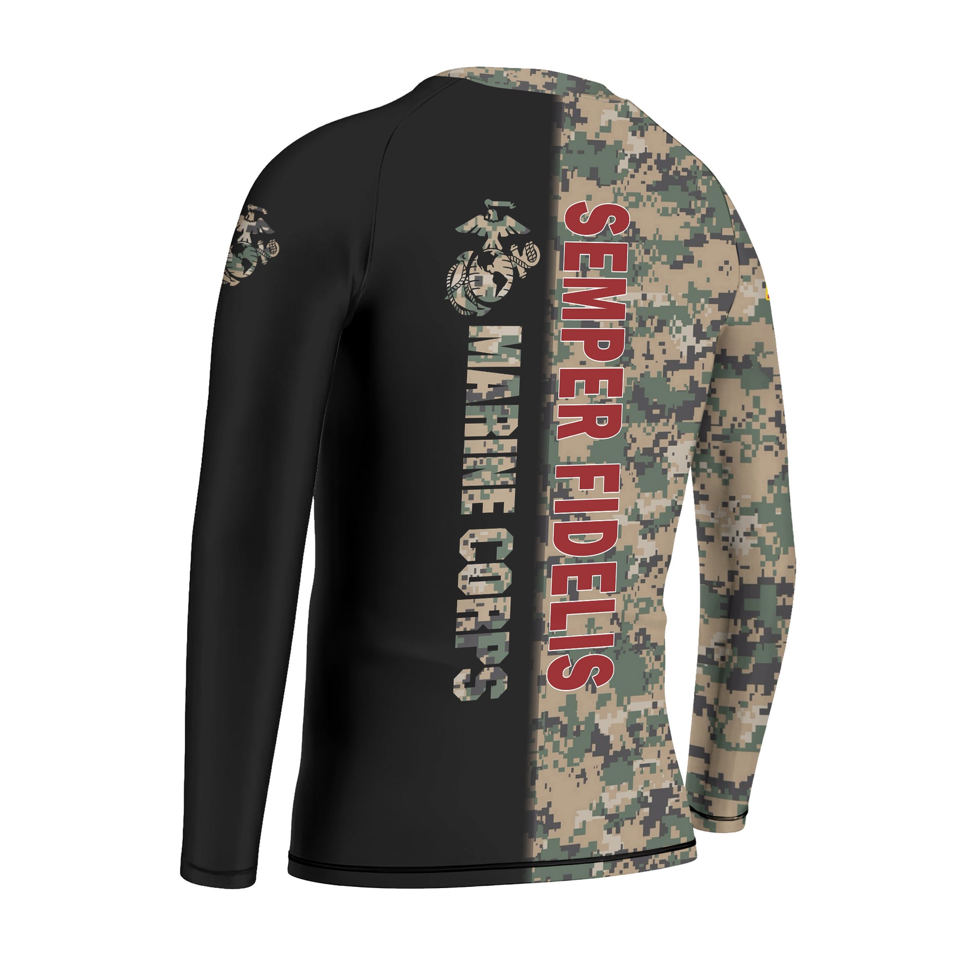 America Marine Corp Kids Rash Guard