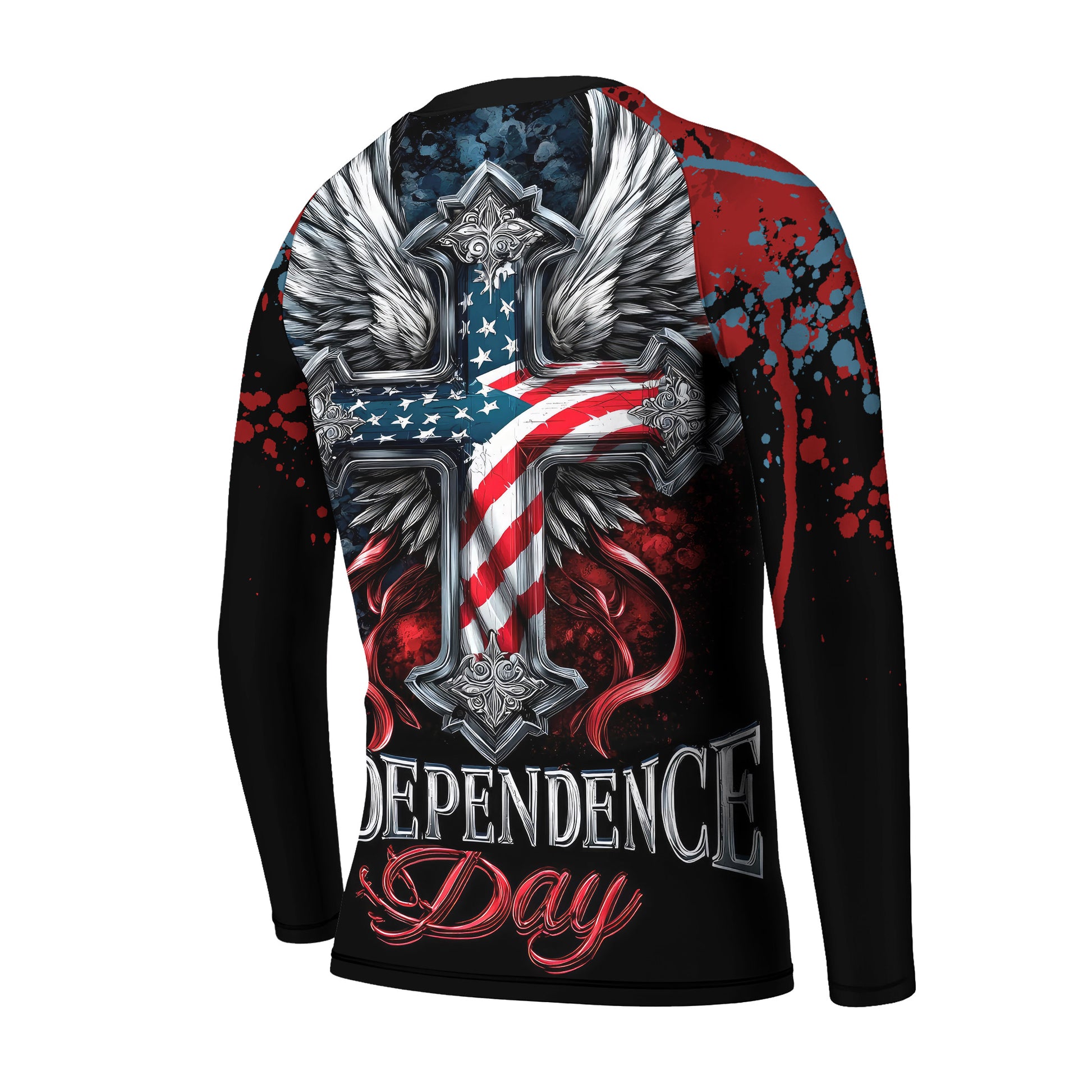 American Independence Cross Kids Rash Guard