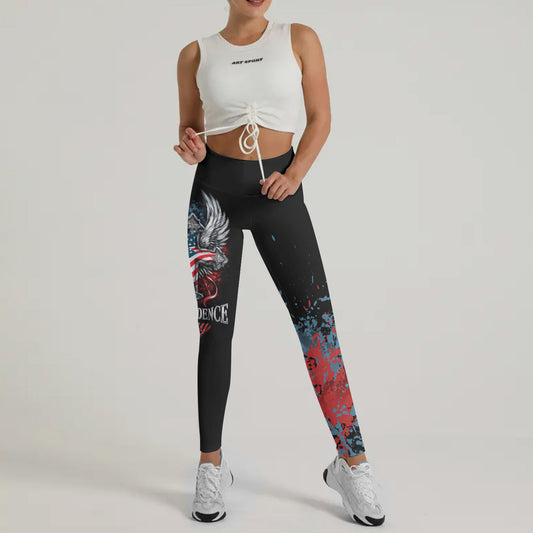 American Independence Cross Leggings