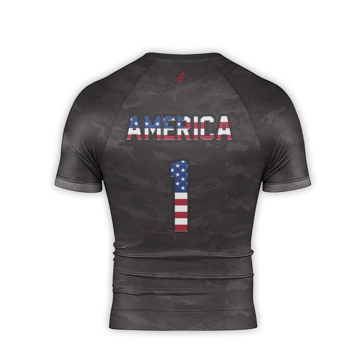 American Independence Day Men's Short Sleeve Rash Guard - BattleFitGear