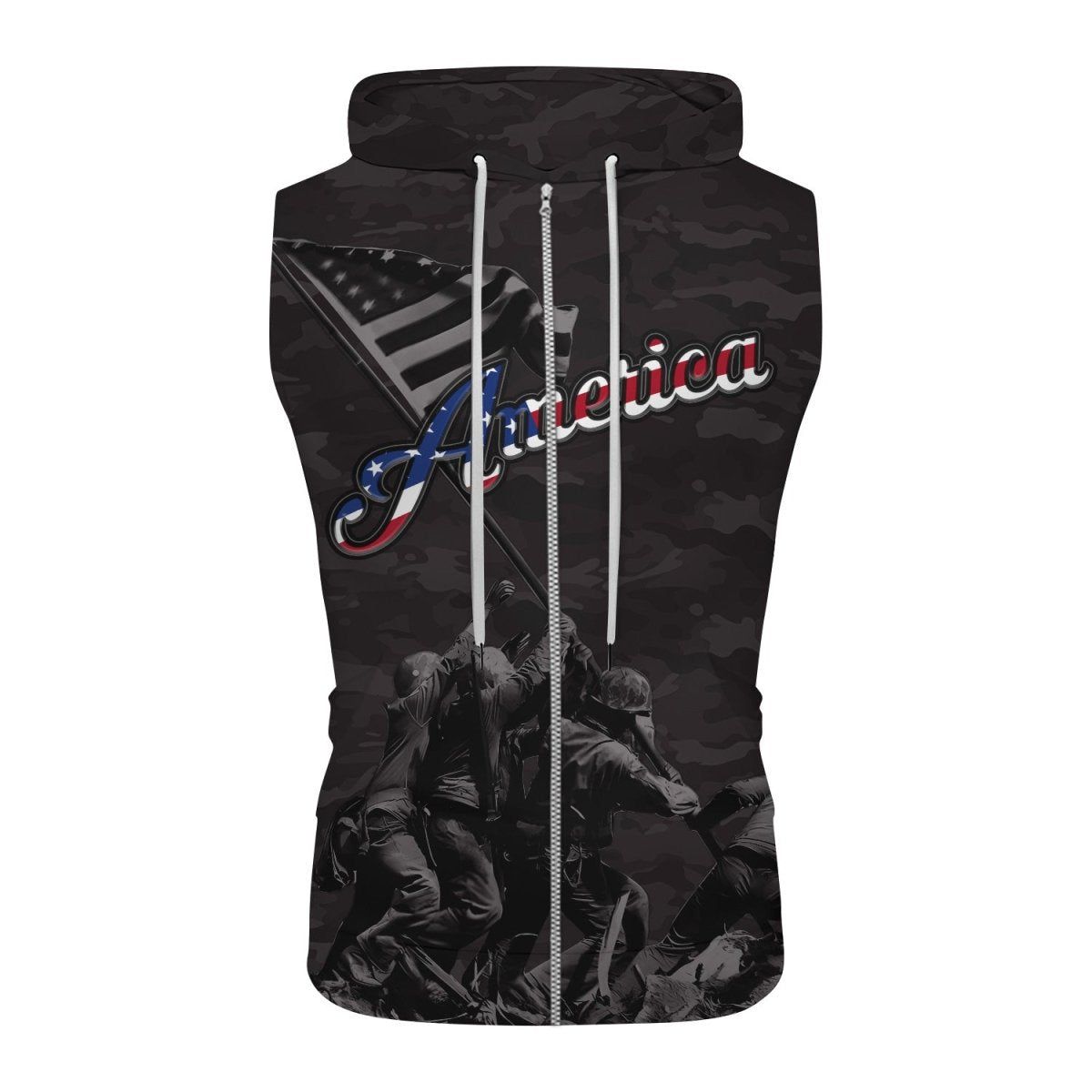 American Independence Day Sleeveless Pullover & Zip Hoodie - BattleFitGear