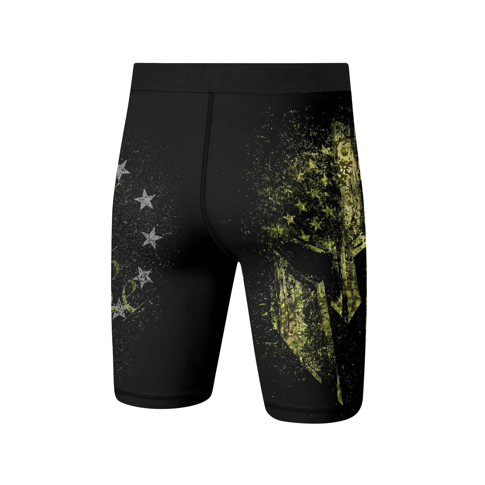 American Jiu Jitsu Grunge Compression Shorts