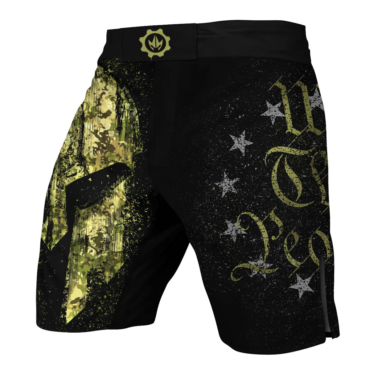 American Jiu Jitsu Grunge Fight Shorts
