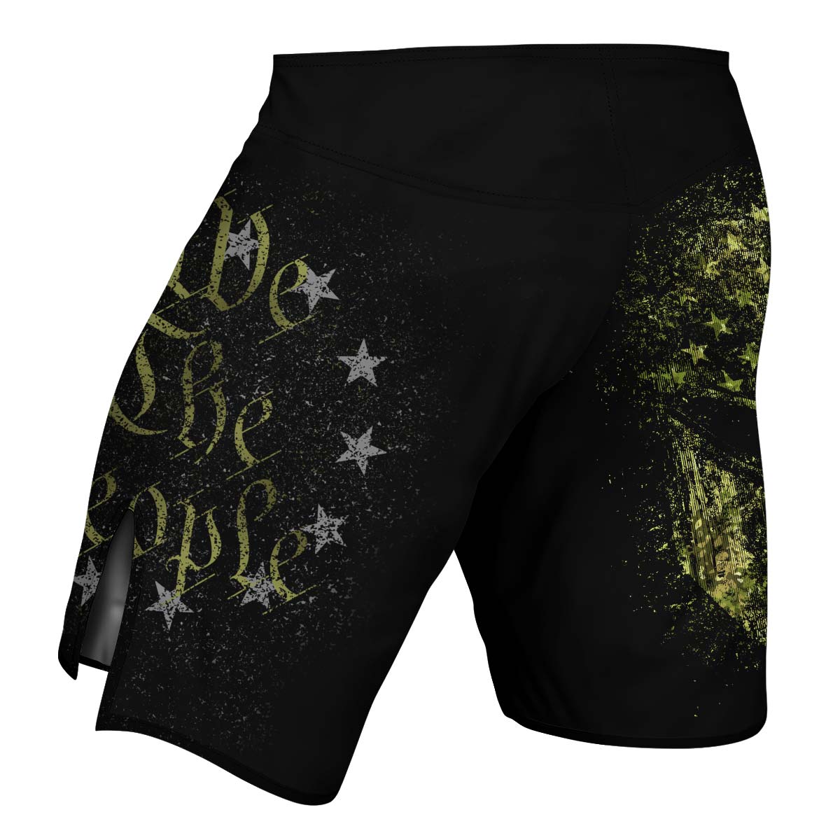 American Jiu Jitsu Grunge Fight Shorts