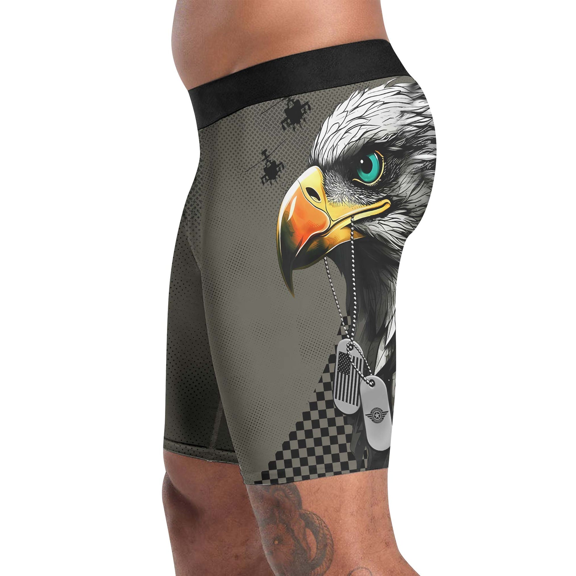 American Veteran Military Compression Shorts