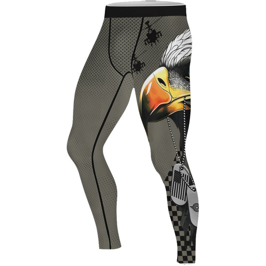 American Veteran Military Men's Compression Leggings