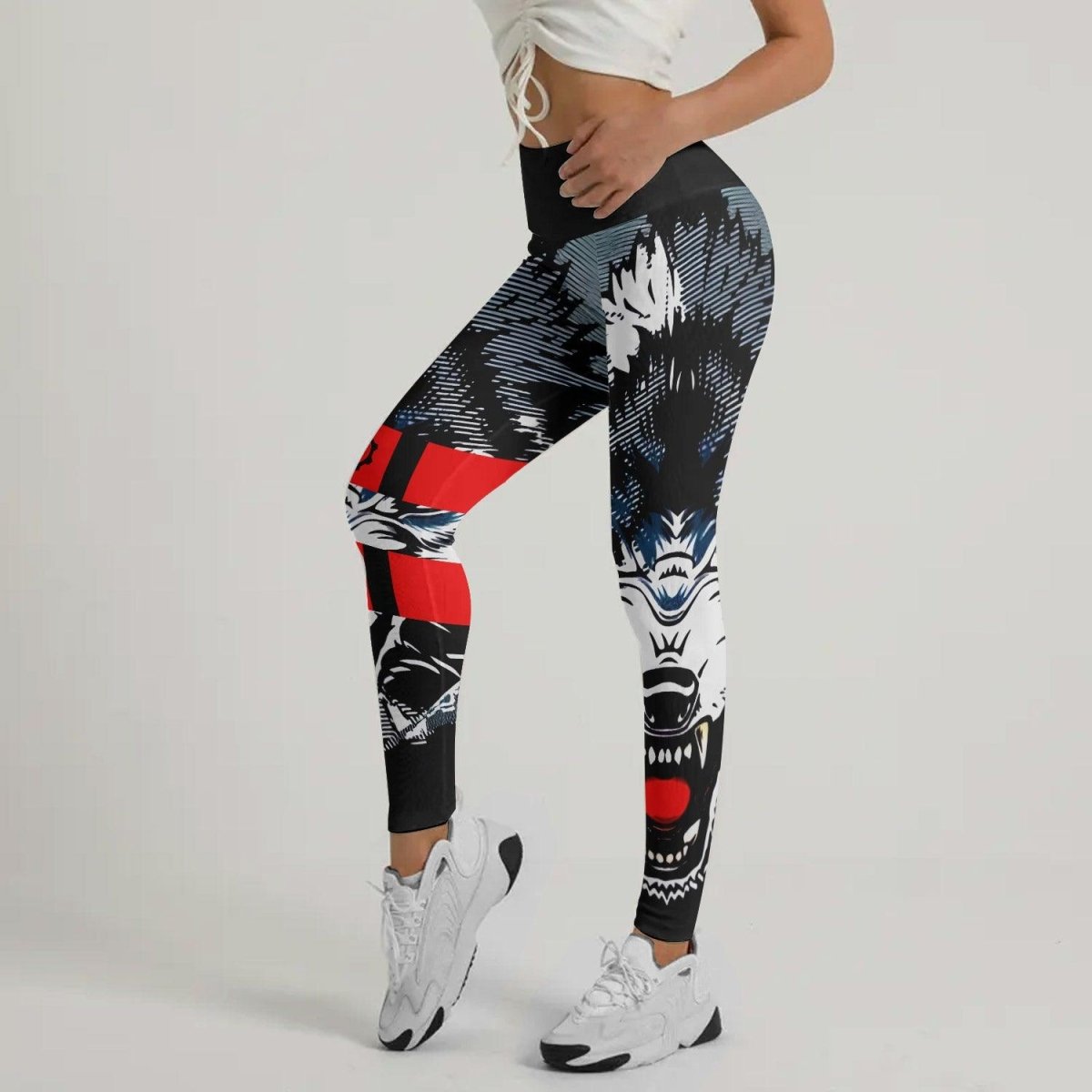 Angry Wolf Leggings - BattleFitGear