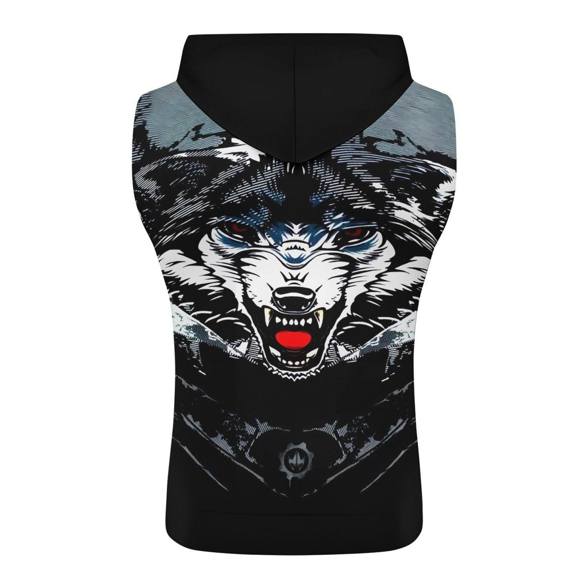 Angry Wolf Sleeveless Pullover & Zip Hoodie - BattleFitGear