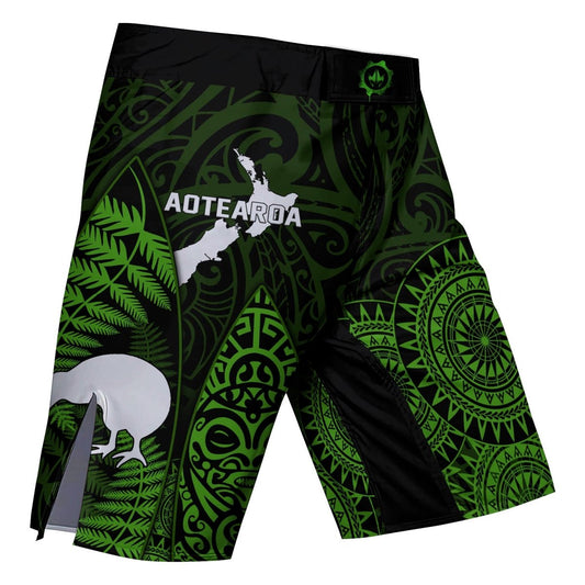 Aotearoa Kiwi Bird Fight Shorts - BattleFitGear