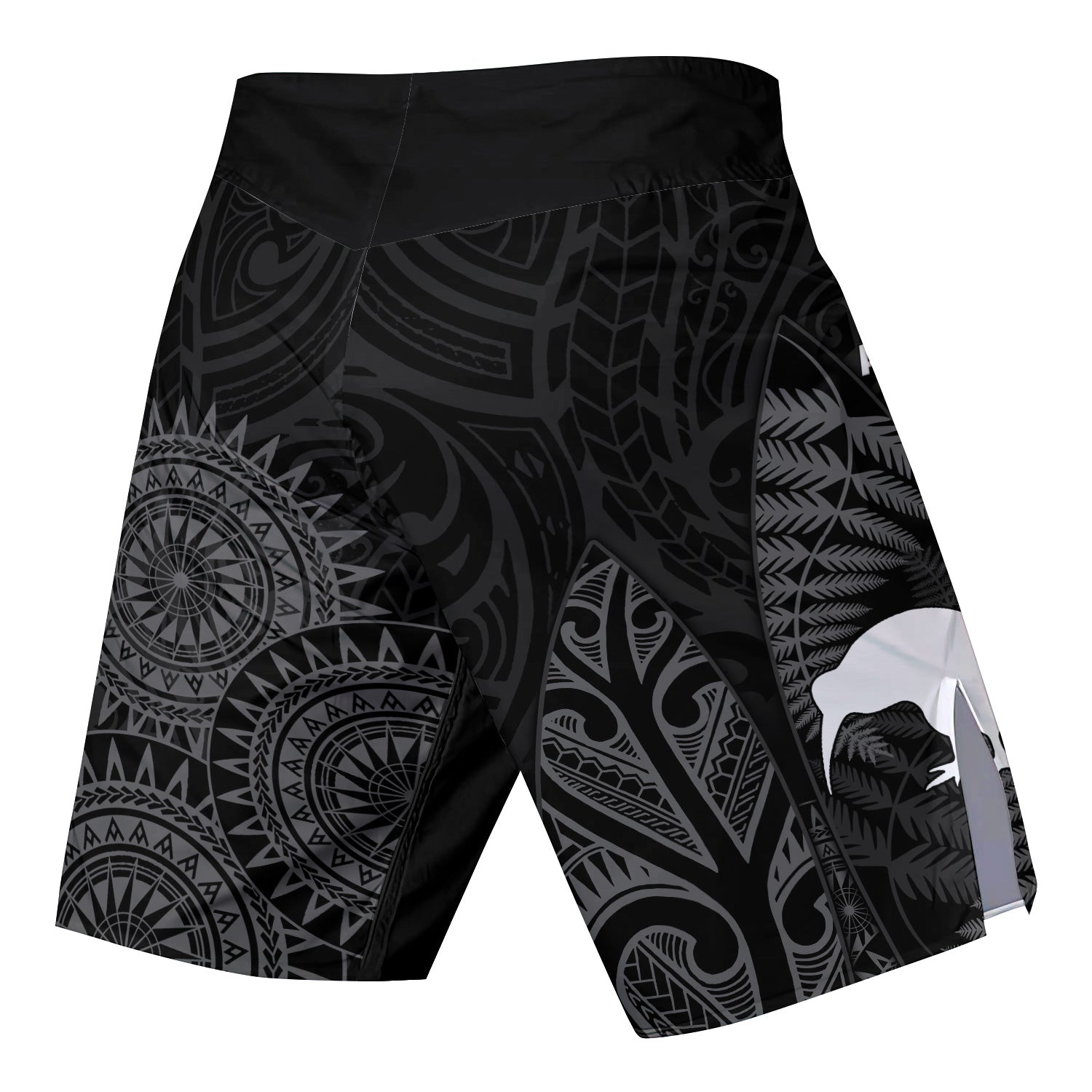 Aotearoa Kiwi Bird Grey Fight Shorts