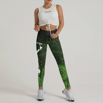 Aotearoa Kiwi Bird Leggings - BattleFitGear