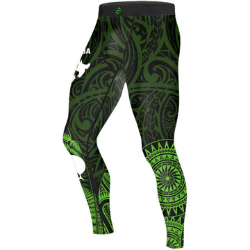 Aotearoa Kiwi Bird Men's Compression Leggings - BattleFitGear