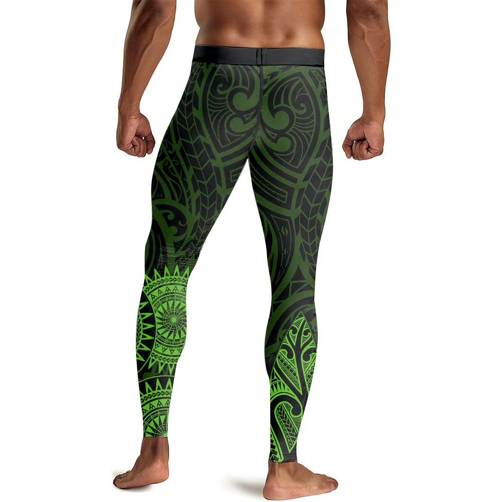 Aotearoa Kiwi Bird Men's Compression Leggings - BattleFitGear