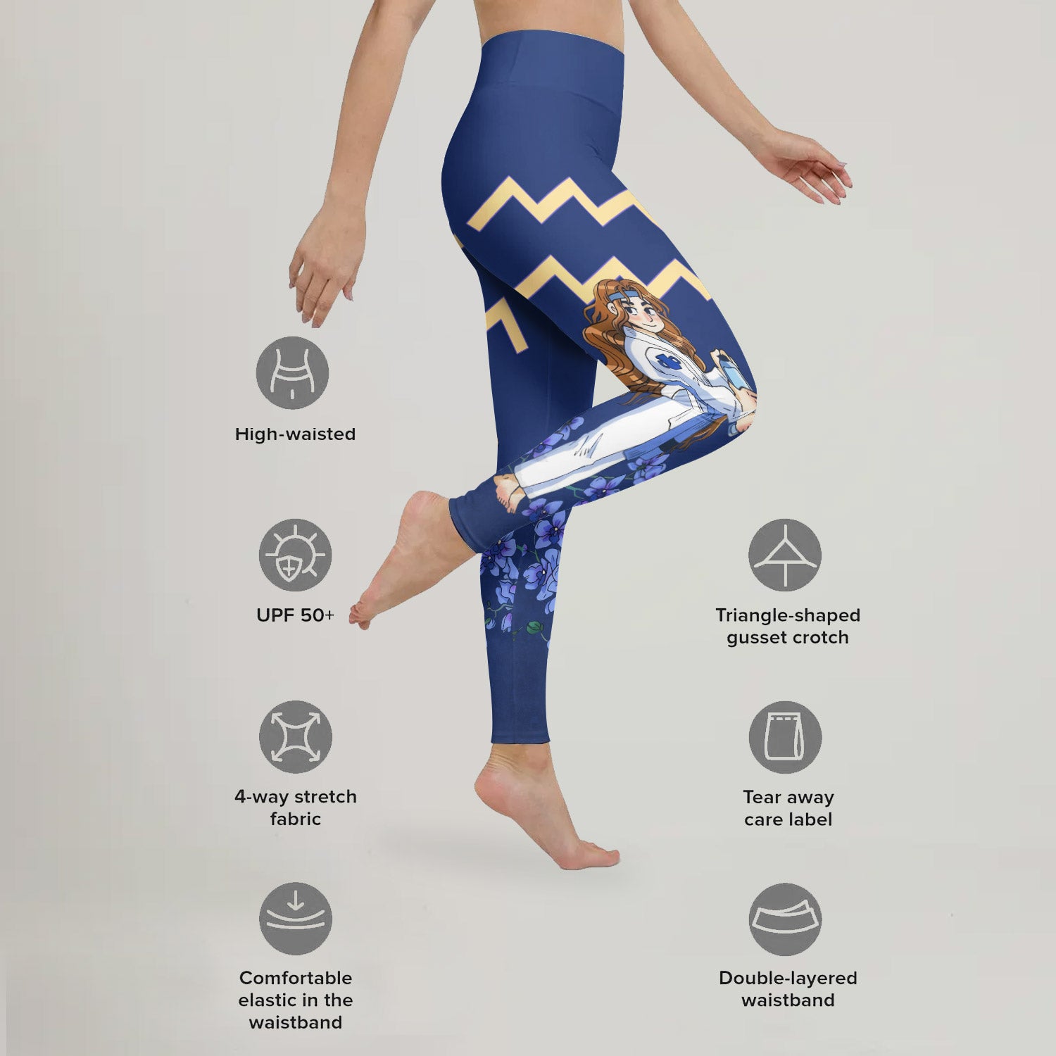 Aquarius Fighter Leggings