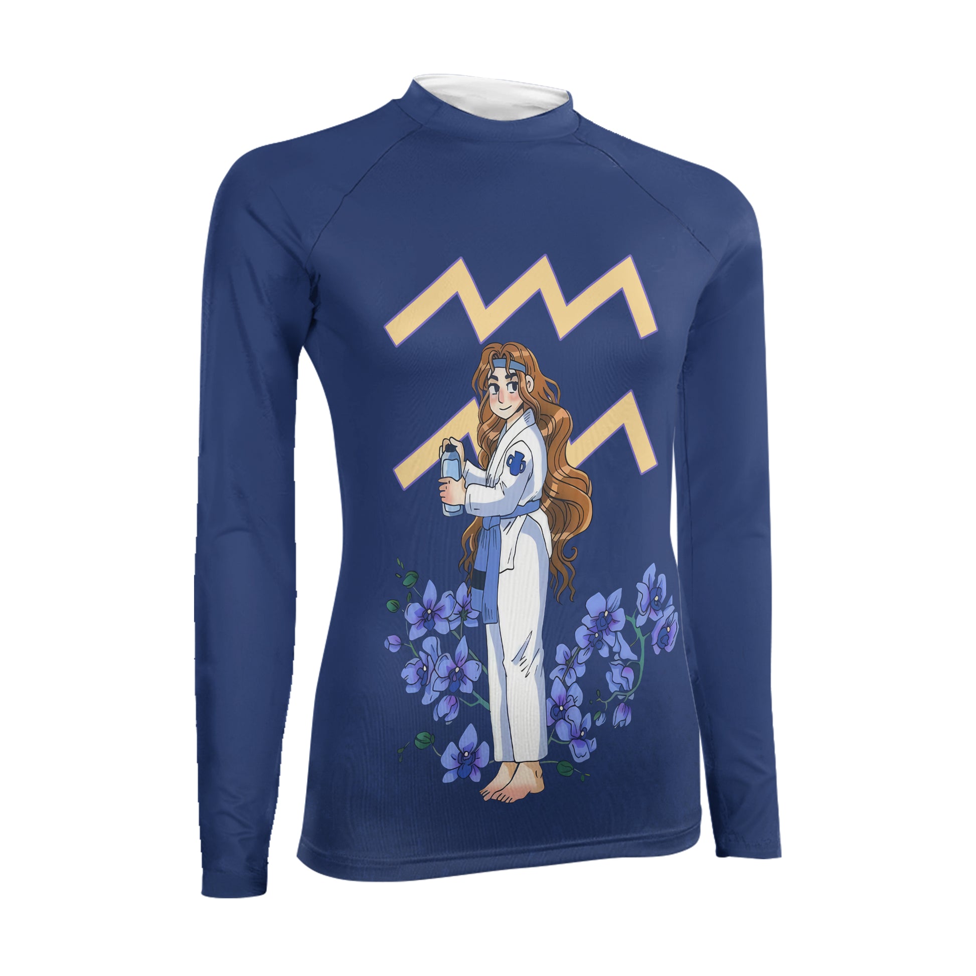Aquarius Women's Long Sleeve Rash Guard