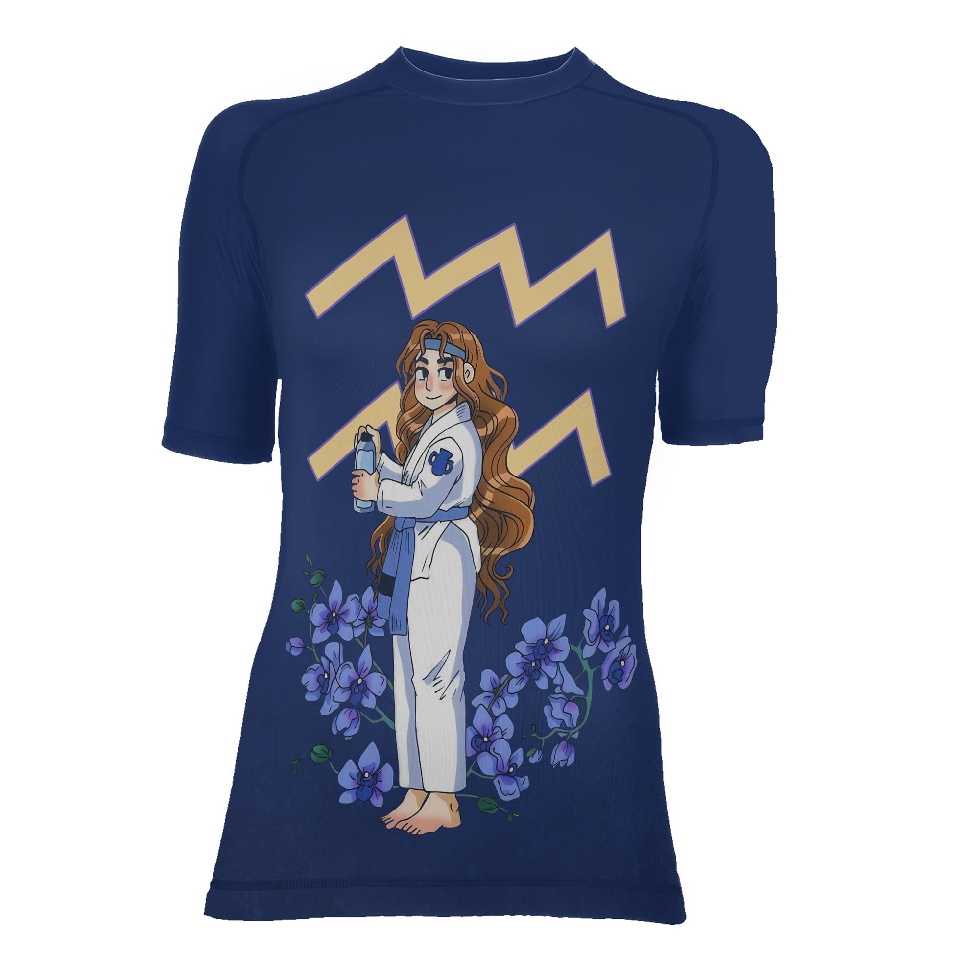 Aquarius Women's Short Sleeve Rash Guard