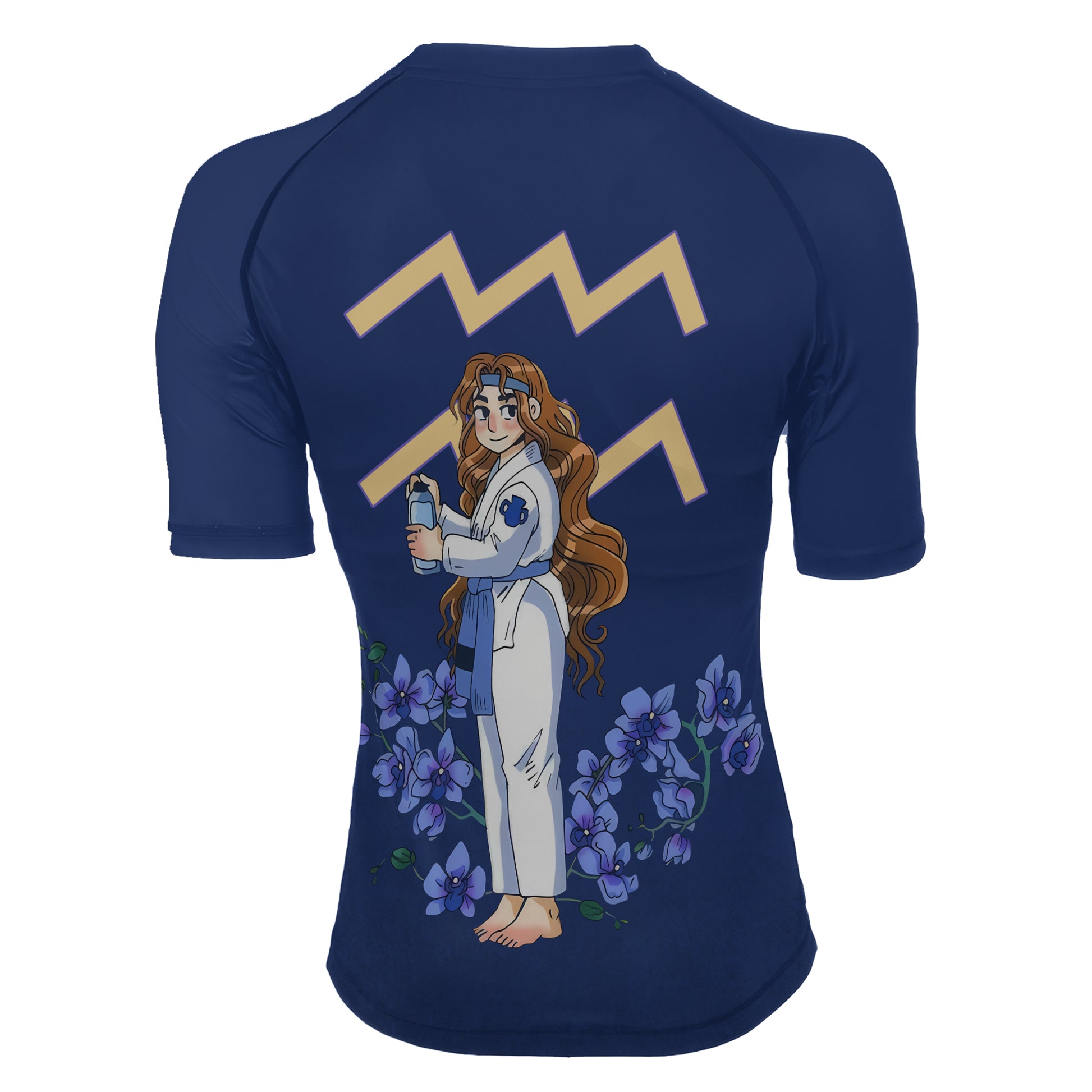 Aquarius Women's Short Sleeve Rash Guard