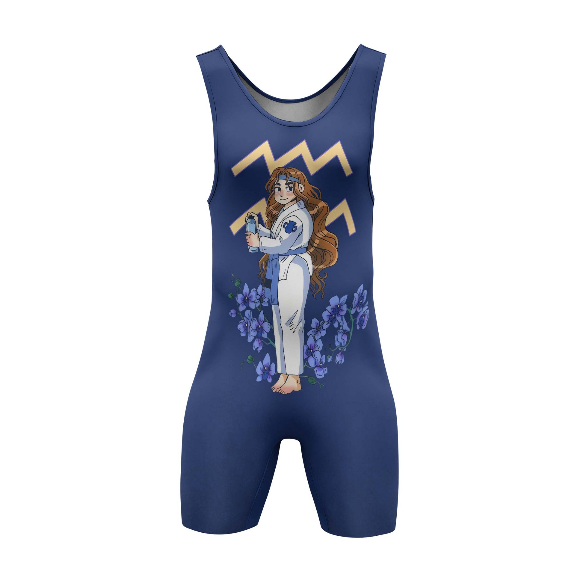 Aquarius Wrestling Singlet