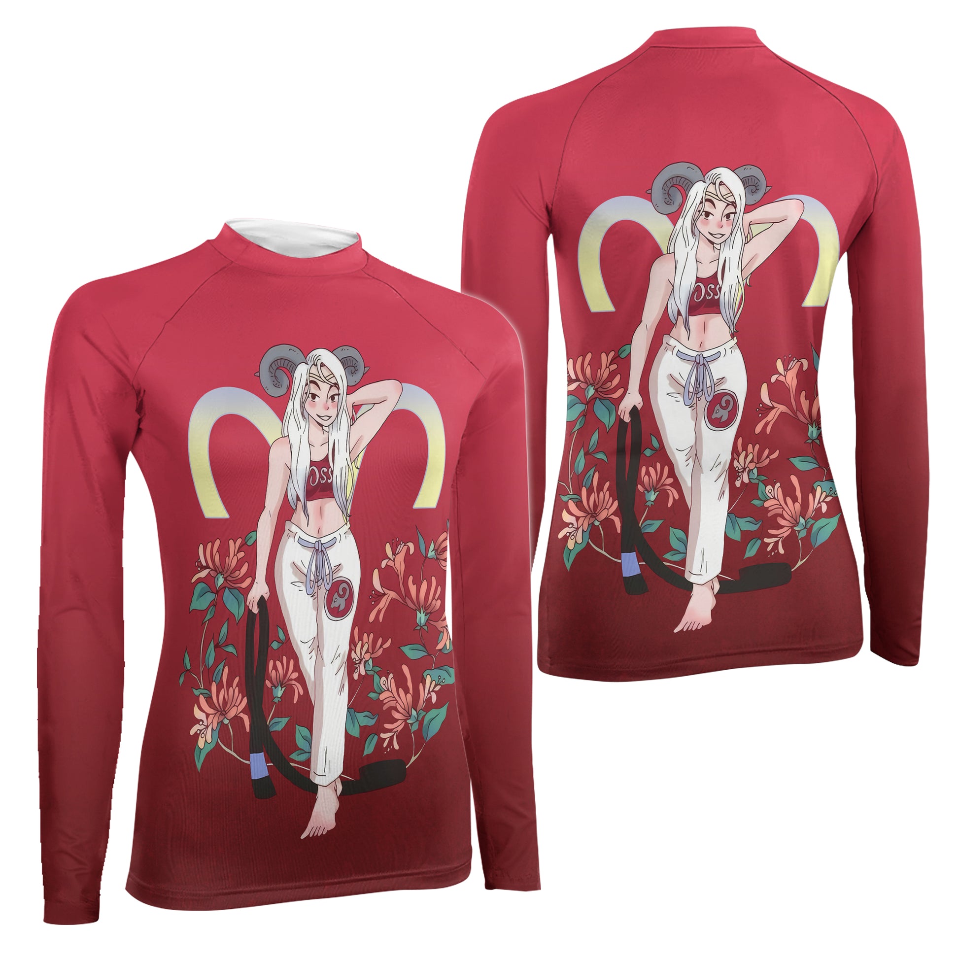 Aries Women's Long Sleeve Rash Guard