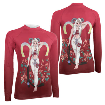 Aries Women's Long Sleeve Rash Guard