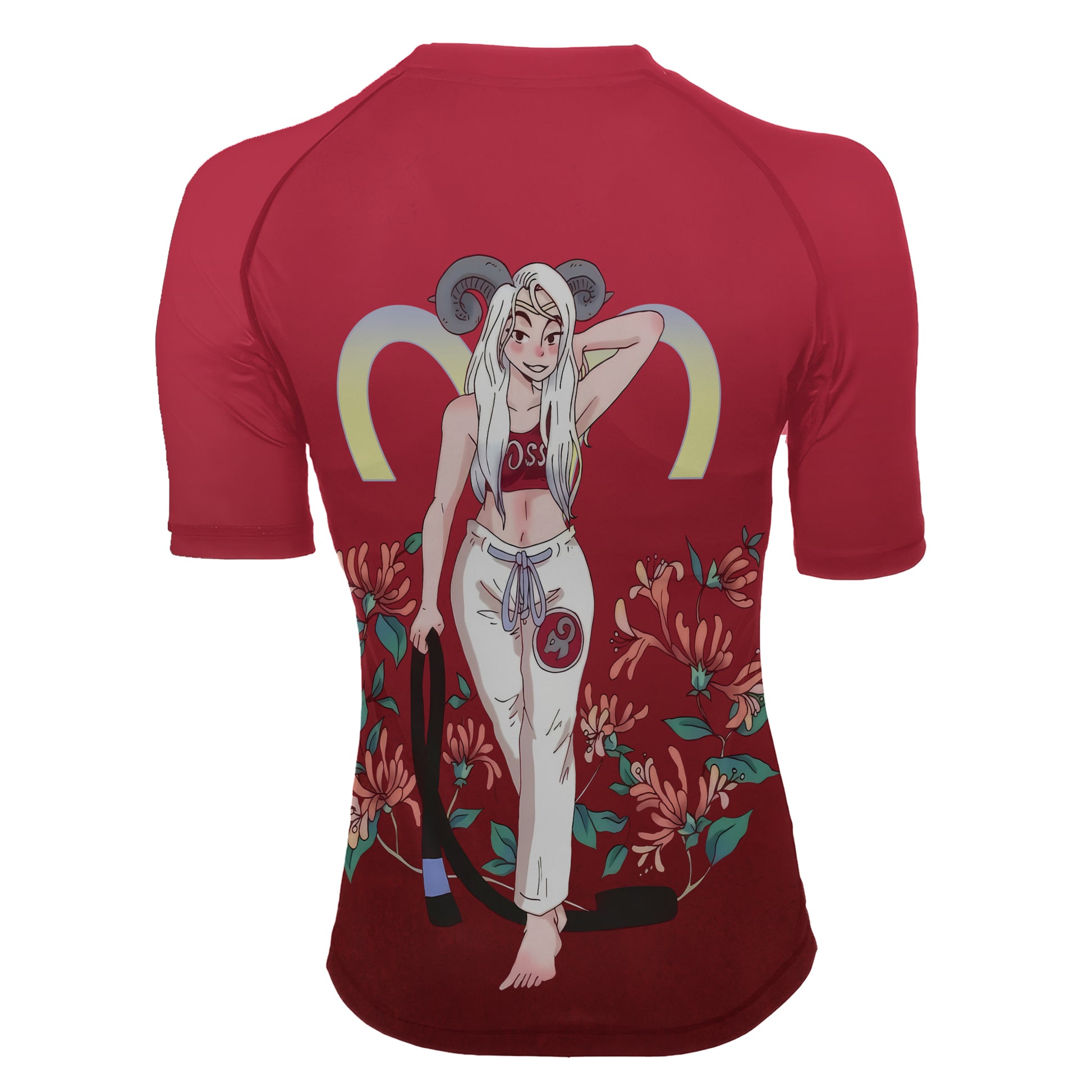 Aries Women's Short Sleeve Rash Guard