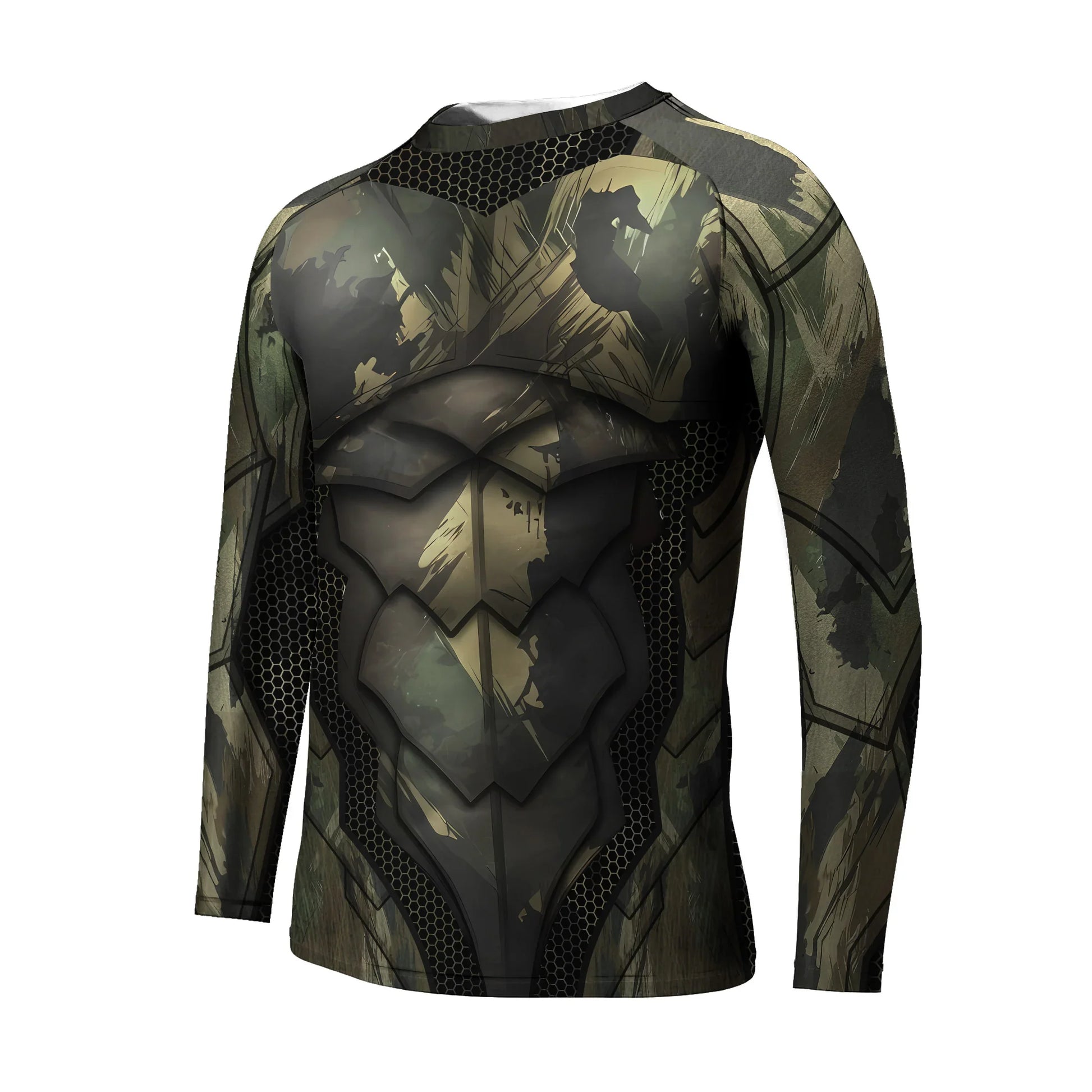 Army Camo Shell Kids Rash Guard