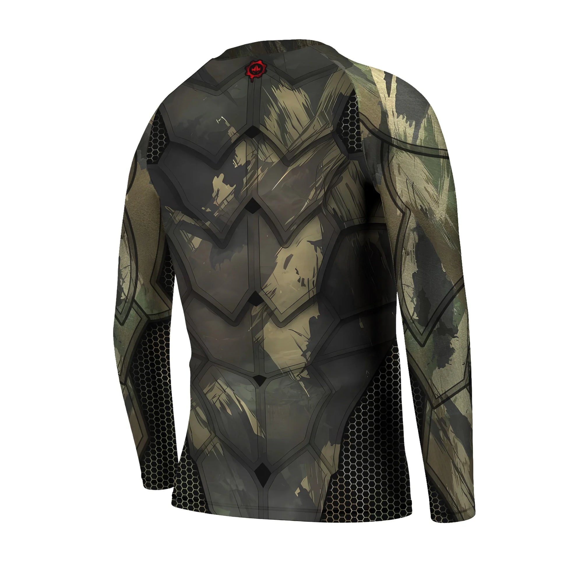 Army Camo Shell Kids Rash Guard