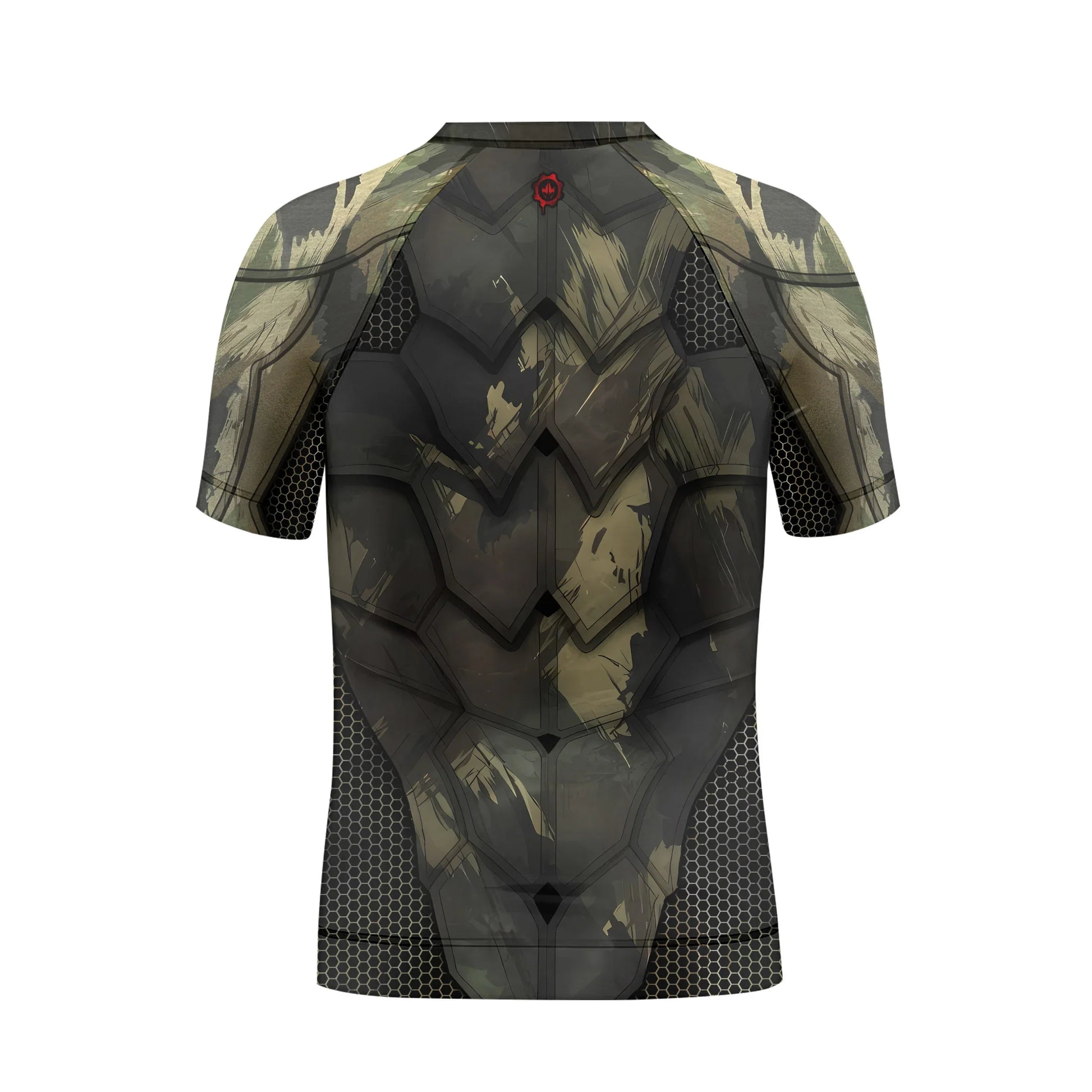 Army Camo Shell Kids Rash Guard