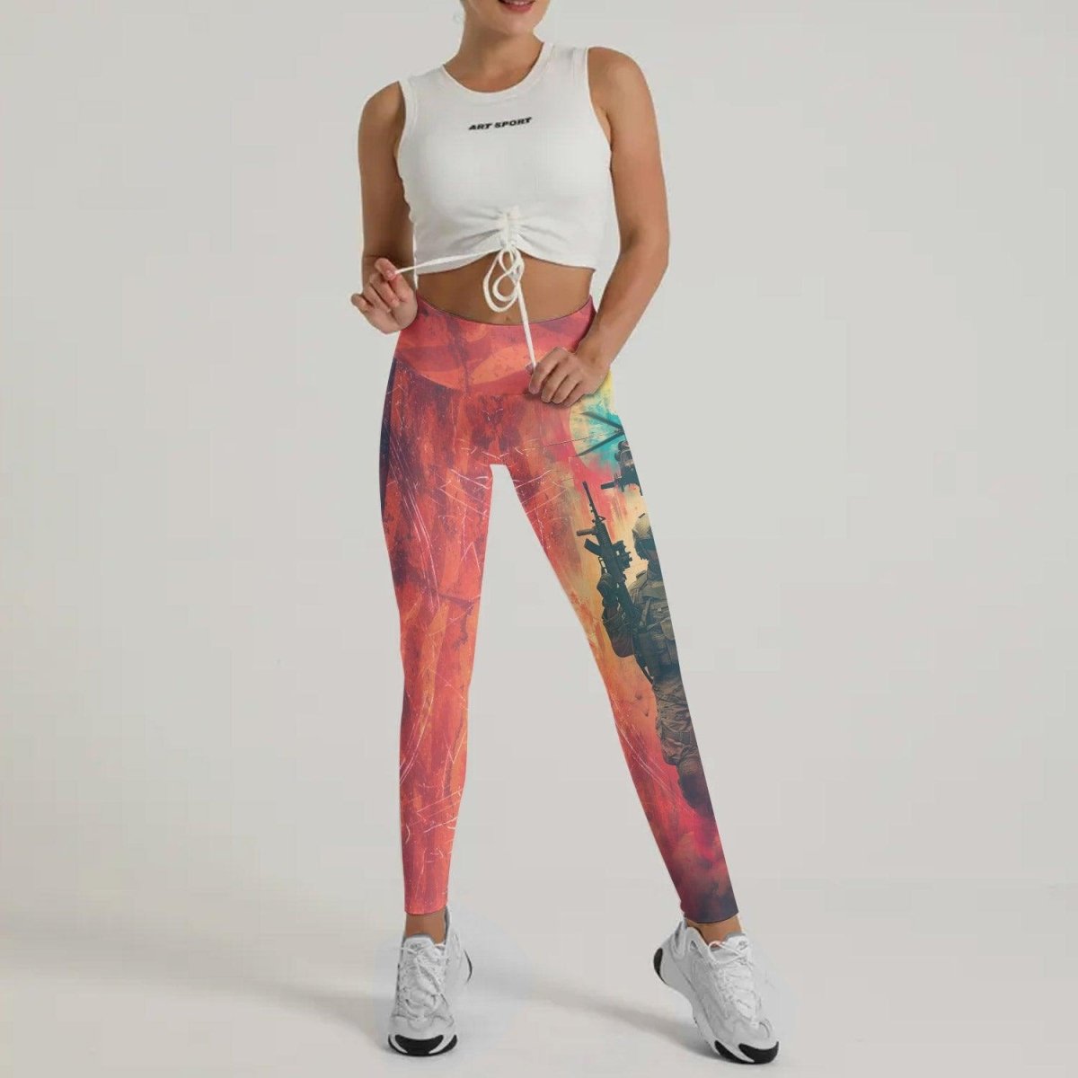 Army American Flag Leggings - BattleFitGear