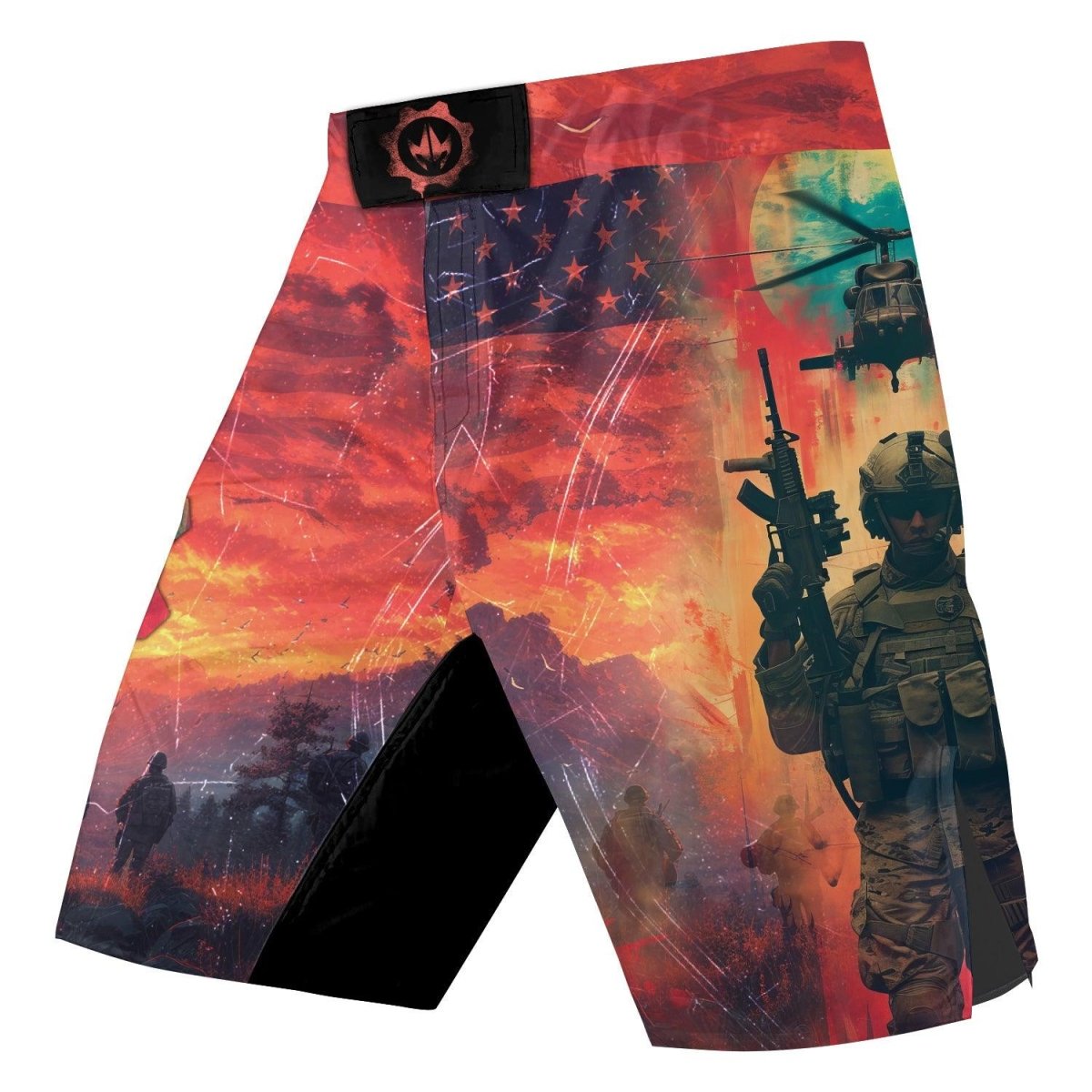 Army American Flag Shorts - BattleFitGear