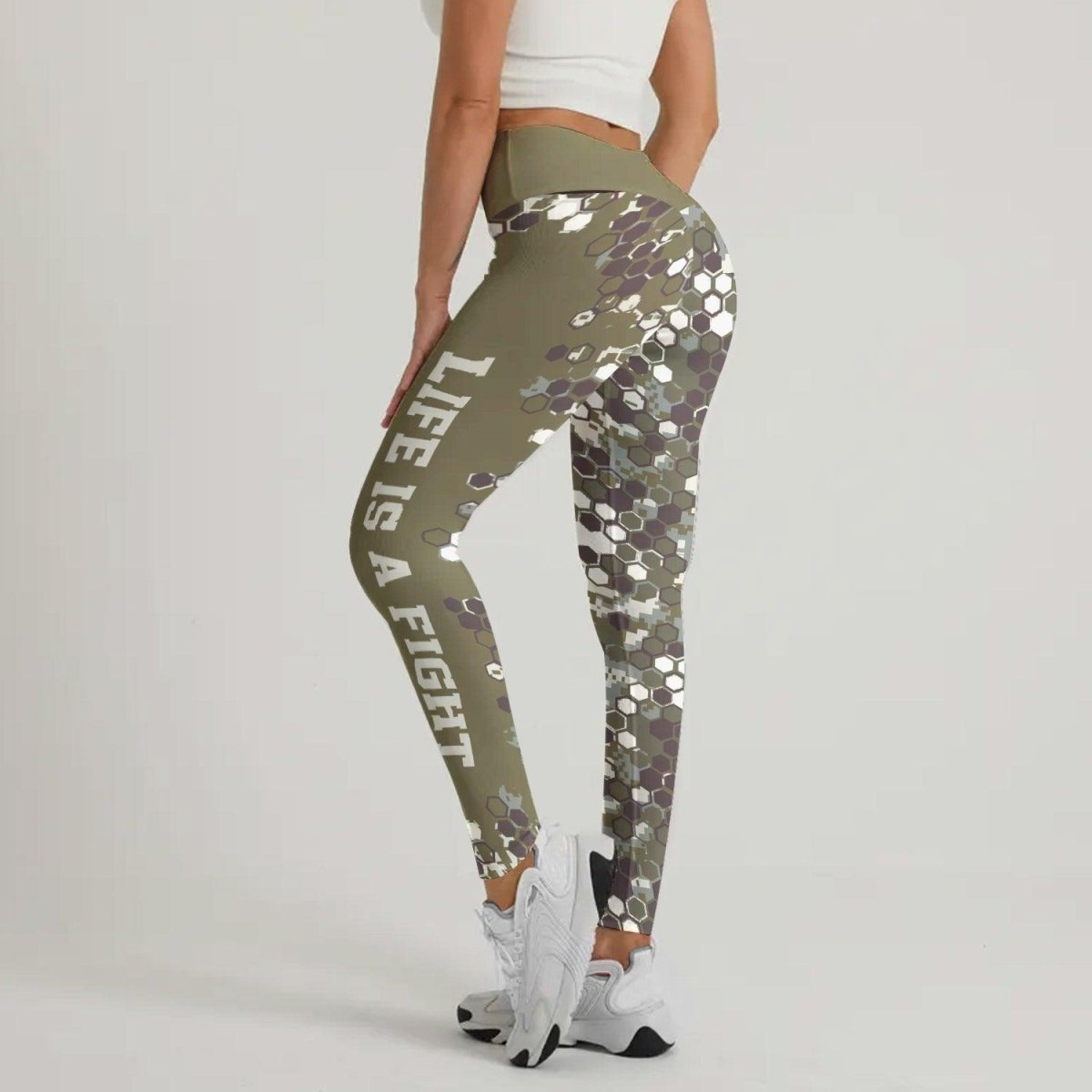 Army Camo Fight Leggings - BattleFitGear