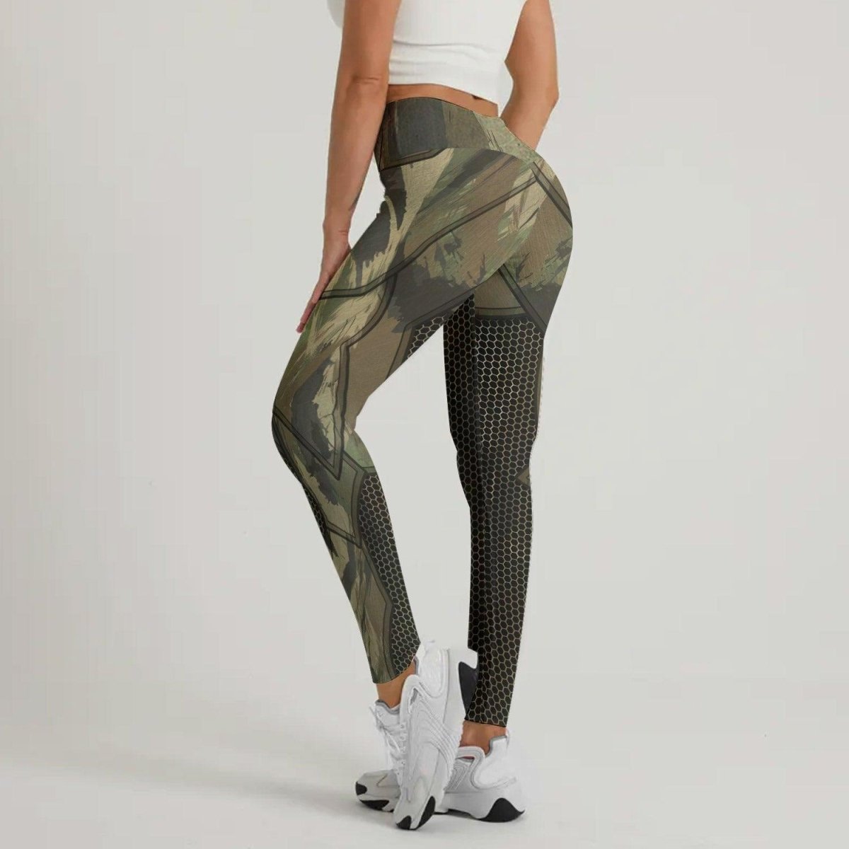 Army Camo Shell Fight Leggings - BattleFitGear